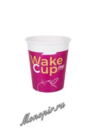 Стакан Формация однослойный, Wake Me Cup 250 мл (75 шт)