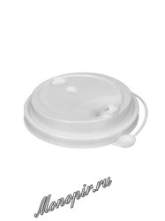 Крышка для стаканов ФЛИП-ТОП Белая 80 мм (50шт)