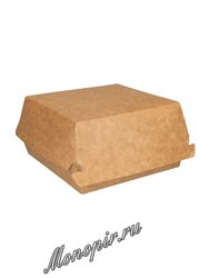 Коробка для Гамбургера Крафт 120*120*70 мм (50 шт)