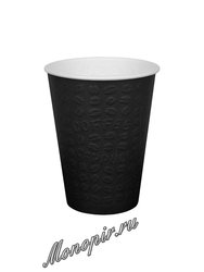 Стакан бумажный D.R.V. Coffee Touch 300 мл Черный (50 шт)