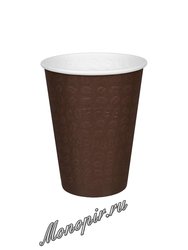 Стакан бумажный D.R.V. Coffee Touch 300 мл Коричневый (50 шт)